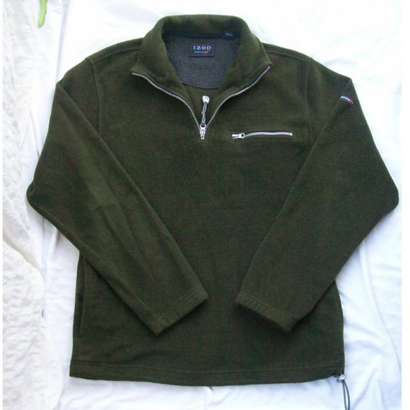 Izod PerformX Men's 1/4 Zip Fleece Pullover - Size M - Picture 1 of 4